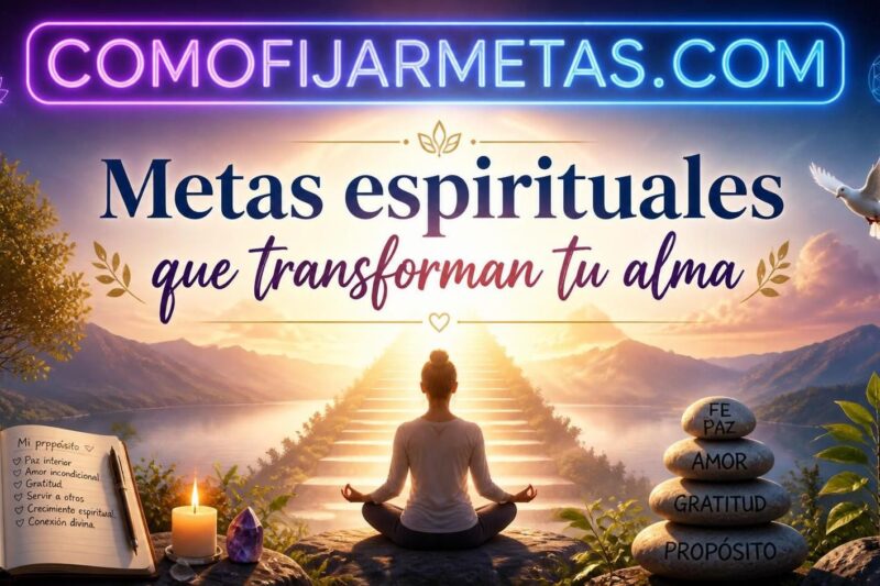 Metas Espirituales que Transforman tu Alma.