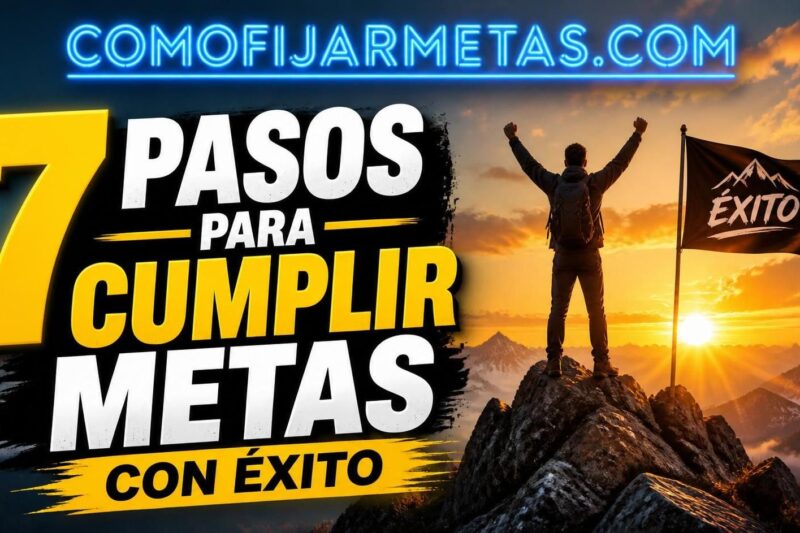 7 Pasos para Cumplir Metas con Éxito